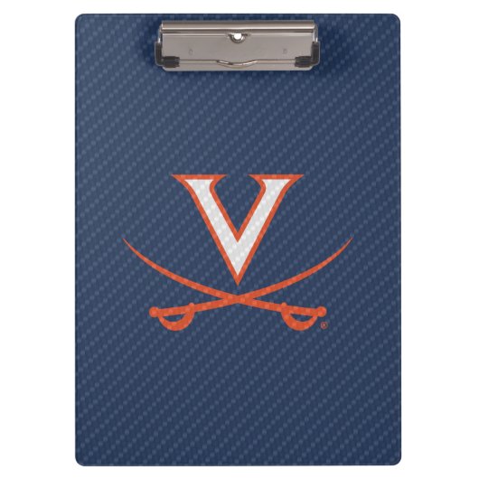 Porte-bloc Virginia Cavaliers fibre de carbone (Devant)