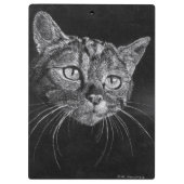 Porte-bloc Visage de chat de panneau d'agrafe (sans (Dos)