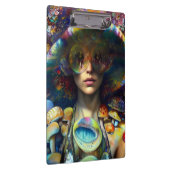 Porte-bloc Visions de champignons Trippy Art rétro (Swatch)