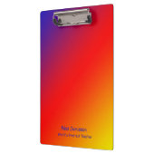 Porte-bloc Vivid Rainbow Worlds Greatest Teacher 2 LInes Text (Gauche)