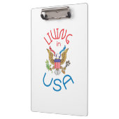 Porte-bloc Vivre aux États-Unis (Gauche)