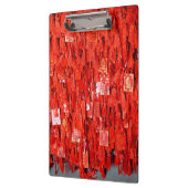 Porte-bloc Voeux rouges (Gauche)