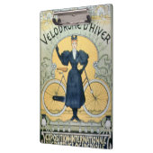 Porte-bloc "Voie d'emballage de cycle d'hiver", objet exposé (Gauche)