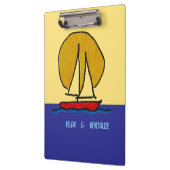 Porte-bloc Voilier au Soleil (Gauche)