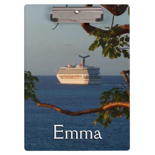 Porte-bloc Voilier vers le coucher du soleil I Vacances de cr (Devant)