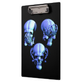 Porte-bloc Voir Hear Speed No Evil Skulls Porte - bloc (Gauche)