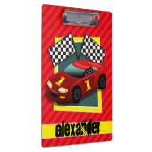 Porte-bloc Voiture Red Race; Scarlet Red Strips (Swatch)