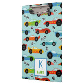 Porte-bloc Voitures de course cool Enfants personnalisés (Gauche)