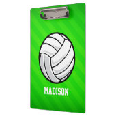 Porte-bloc Volley-ball; Neon Green Stripes (Gauche)