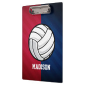 Porte-bloc Volley-ball ; rouge, blanc et bleu (Gauche)