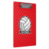 Porte-bloc Volley-ball sur bandes diagonales rouges (Swatch)