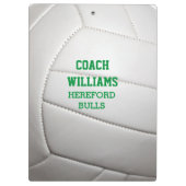 Porte-bloc Volleyball look personnalisé (Dos)