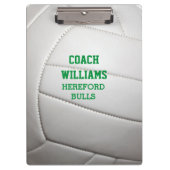 Porte-bloc Volleyball look personnalisé (Devant)