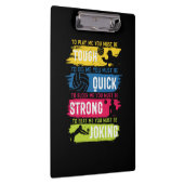 Porte-bloc Volleyball Player | Tough Quick Strong (Swatch)