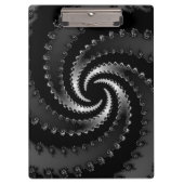 Porte-bloc Vortex foncé fractal (Devant)