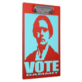 Porte-bloc Vote Dammit Red & Aqua Susan B. Anthony (Swatch)