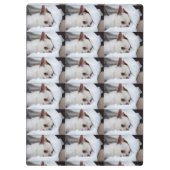 Porte-bloc Votre chiot chien de compagnie photo personnalisée (Dos)