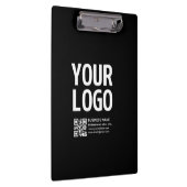 Porte-bloc Votre logo avec code QR et texte modifiables (Swatch)