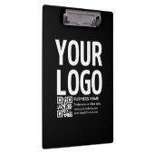 Porte-bloc Votre logo avec code QR et texte modifiables (Swatch)