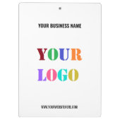 Porte-bloc Votre Logo Nom Porte - bloc Site Web Promotionnel (Dos)