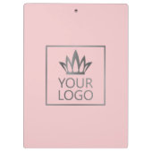 Porte-bloc Votre logo sur un Arrière - plan couleur (Dos)