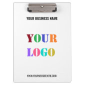 Porte-bloc Votre nom de logo Info Porte - bloc d'entreprise P (Devant)