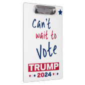 Porte-bloc Vous êtes impatient de voter TRUMP 2024 (Swatch)