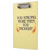 Porte-bloc Vous êtes plus fort que vous ne pensez - Elegant G (Gauche)