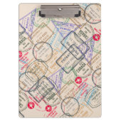 Porte-bloc Voyage de timbres de passeport (Devant)