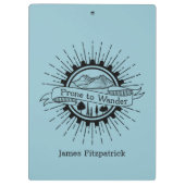 Porte-bloc Voyageur enclin à errer (Dos)