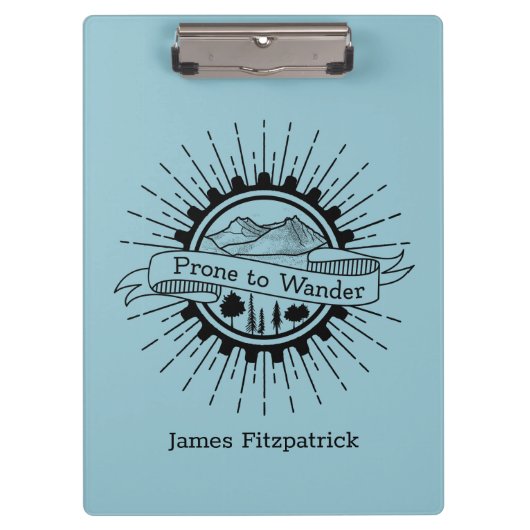 Porte-bloc Voyageur enclin à errer (Devant)