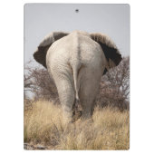 Porte-bloc Vue arrière de l'éléphant (Dos)