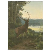 Porte-bloc Vue arrière du lac Elk Vue sur un lac (Dos)