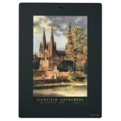 Porte-bloc Vue de cathédrale de Lichfield (Dos)
