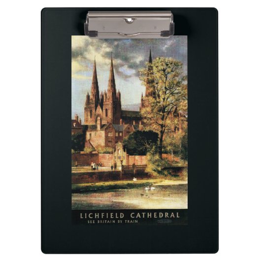 Porte-bloc Vue de cathédrale de Lichfield (Devant)