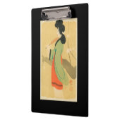 Porte-bloc Vue d'une femme japonaise dans ParisParis, France (Gauche)