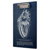 Porte-bloc Vue intérieure de l'anatomie du coeur humain (Gauche)