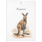 Porte-bloc Wanderer extérieur : aquarelle Kangaroo personnali (Dos)