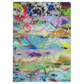 Porte-bloc Warm Layers by Lydia's Art Sangria (Dos)