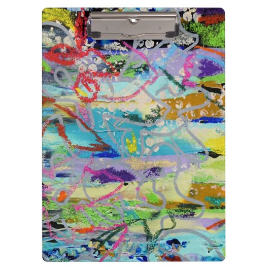 Porte-bloc Warm Layers by Lydia's Art Sangria (Devant)