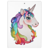 Porte-bloc Watercolor Unicorn (Dos)
