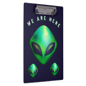 Porte-bloc "We Are Here" Green Alien head (Swatch)