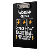 Porte-bloc Week-End Prévision Basketball Et Bière (Gauche)