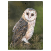 Porte-bloc Western Barn Owl Clipboard (Dos)
