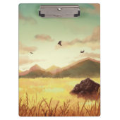 Porte-bloc Wheat fields at sunrise (Devant)