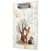 Porte-bloc Whimsical Deer & Hedgehog Clipboard  (Gauche)