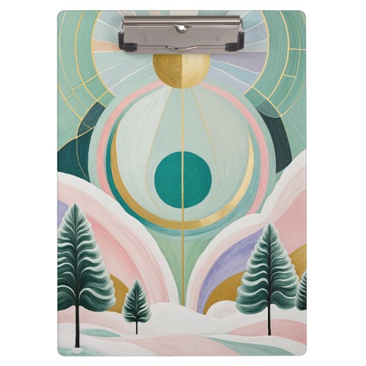 Porte-bloc Whimsical Winter Dreamscape (Devant)