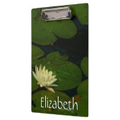 Porte-bloc White Waterlily I Peaceful (Gauche)