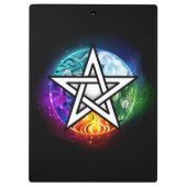 Porte-bloc Wiccan pentagram (Dos)