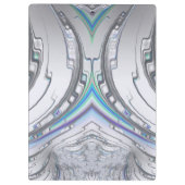 Porte-bloc WILL ~ Argent gris bleu vert design original (Dos)